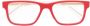 Versace Rode Optische Bril met Accessoires Red Unisex - Thumbnail 2