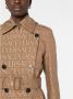 Versace Bruin+Beige Trenchcoat met Handtekeningprint Brown Dames - Thumbnail 2