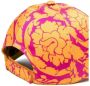 Versace Bedrukte polyester baseballpet Orange Unisex - Thumbnail 2
