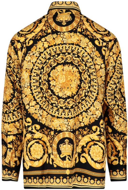 Versace Normaal shirt Geel Heren