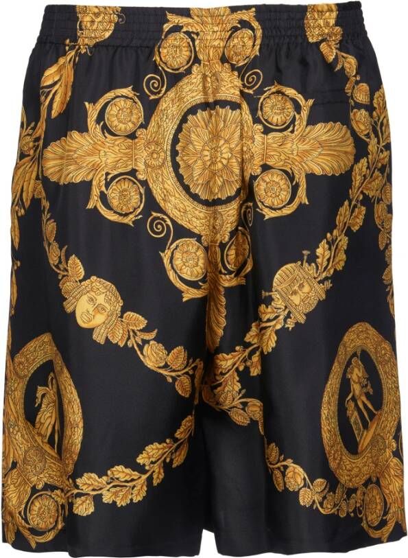 Versace Casual Shorts Zwart Heren
