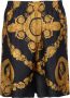 Versace Luxe zwarte zijden shorts met trekkoord in de taille Black Heren - Thumbnail 5