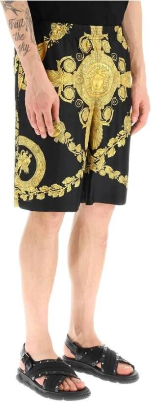 Versace Casual Shorts Zwart Heren