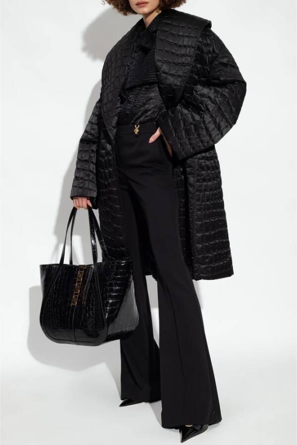 Versace Gewatteerde jas Zwart Dames