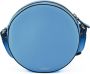 Versace Blauwe Kalfsleren Ronde Disco Schoudertas Blue Dames - Thumbnail 2