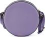Versace Paarse Kalfsleren Ronde Disco Schoudertas Purple Dames - Thumbnail 2