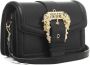 Versace Jeans Couture Zwarte schoudertas met magnetische sluiting en gouden gesp Black Dames - Thumbnail 10