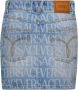 Versace Korte Denim Rok Blue Dames - Thumbnail 5
