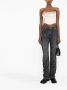 Versace Zwarte Jeans Broek Oversized Fit Alle Temperaturen 100% Katoen Black Dames - Thumbnail 6