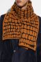 Versace Gebloemde sjaal Bruin Heren - Thumbnail 2