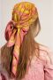Versace Gebloemde sjaal Roze Dames - Thumbnail 2