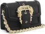 Versace Jeans Couture Zwarte Crossbody Tas met Afneembaar Gouden Ketting Detail Black Dames - Thumbnail 9