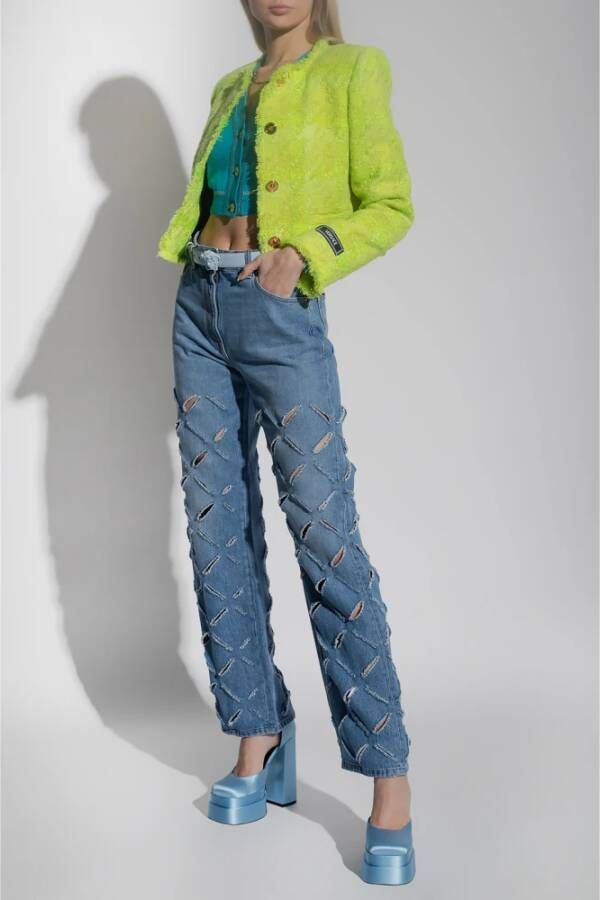 Versace Lichte jas Groen Dames