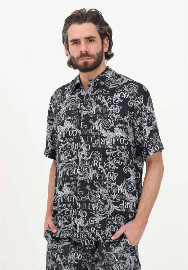 Versace Jeans Couture Shirts Zwart Heren