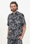 Versace Jeans Couture Barok Print Korte Mouw Shirt Grijs Gray Heren - Thumbnail 4