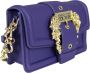 Versace Jeans Couture Paarse Crossbody Tas met Afneembaar Gouden Ketting Detail Purple Dames - Thumbnail 7