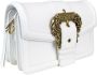 Versace Jeans Couture Witte Imitatieleer Accordeon Tas met Barok Parels White Dames - Thumbnail 11