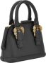 Versace Leren handtas met ketting en gouden gespen Black Dames - Thumbnail 4