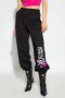 Versace Jeans Couture Bedrukte sweatpants Zwart Dames - Thumbnail 2