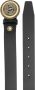 Versace Jeans Couture Zwarte leren riem met logogesp Multicolor - Thumbnail 11