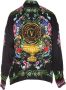 Versace Jeans Couture Zwarte V-Emblem Garden Shirt Black Dames - Thumbnail 2