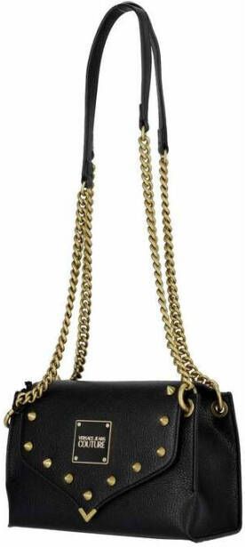 Versace Jeans Couture Borsa con doppi manici in maglia metallica anticata e borchie donna 73Va4Bea-Zs413 Nero Zwart Dames