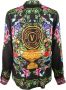 Versace Jeans Couture Lange mouwen shirt met bedrukt logo en bloemenpatroon Black Heren - Thumbnail 5