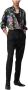 Versace Jeans Couture Lange mouwen shirt met bedrukt logo en bloemenpatroon Black Heren - Thumbnail 3