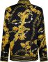 Versace Jeans Couture Barok Patroon Lange Mouw Shirt Zwart Multicolor Heren - Thumbnail 2