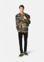 Versace Jeans Couture Camicia con bottoni fantasia barocca e logo uomo 73Gal2R0-Ns153 Nero Oro Zwart Heren - Thumbnail 7