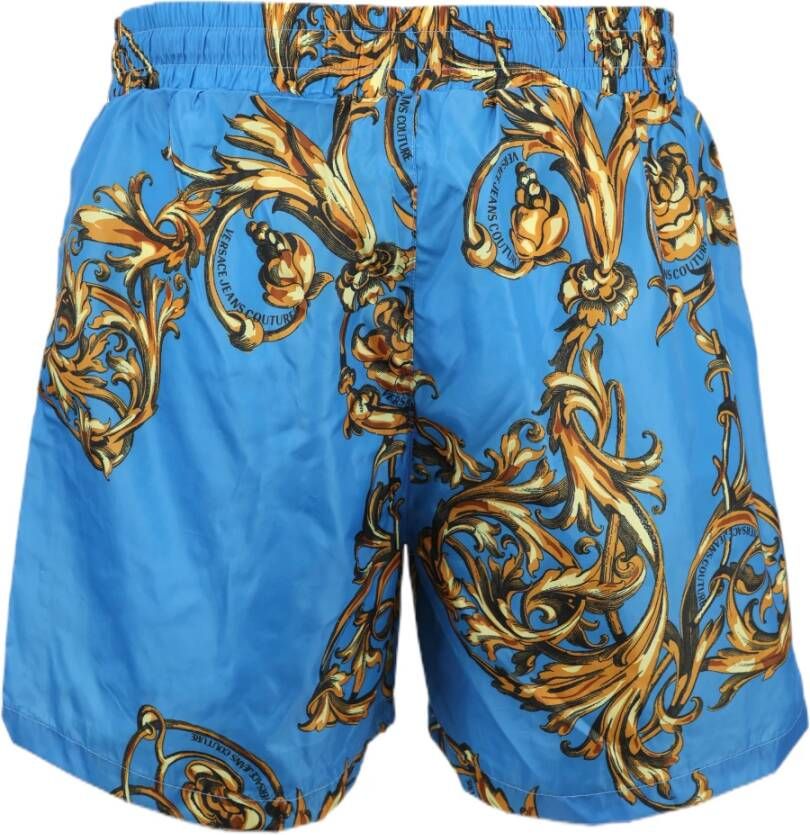 Versace Jeans Couture Casual Shorts Blauw Heren