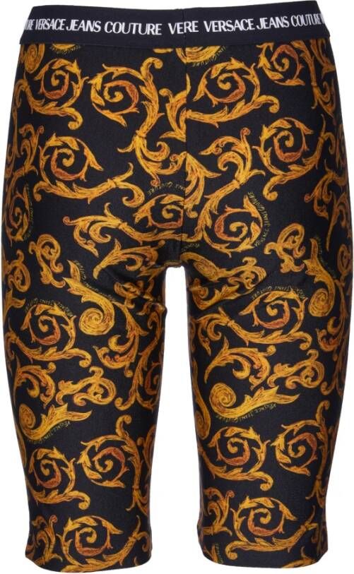 Versace Jeans Couture Casual Shorts Zwart Dames