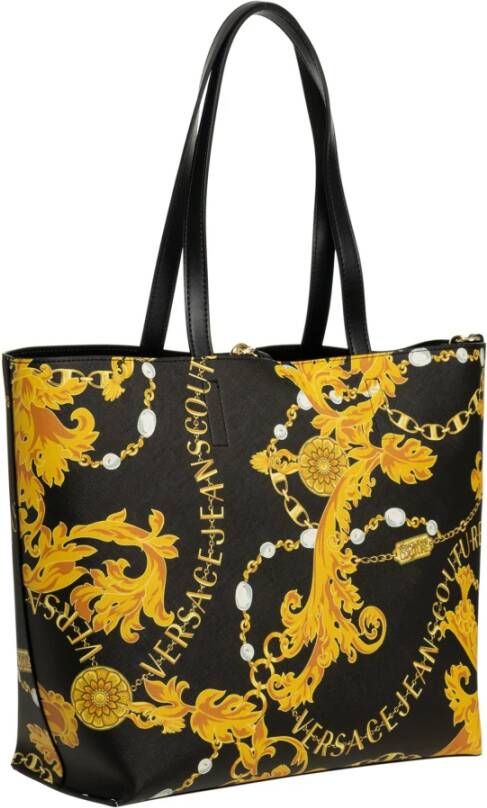 Versace Jeans Couture Chain Couture Tote bag Zwart Dames