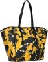 Versace Jeans Couture Zwarte Barocco Print Tote Tas met Afneembare Pouch Black Dames - Thumbnail 4