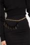 Versace Jeans Couture Luxe Goudkleurige Chain-Link Riem Black Dames - Thumbnail 3
