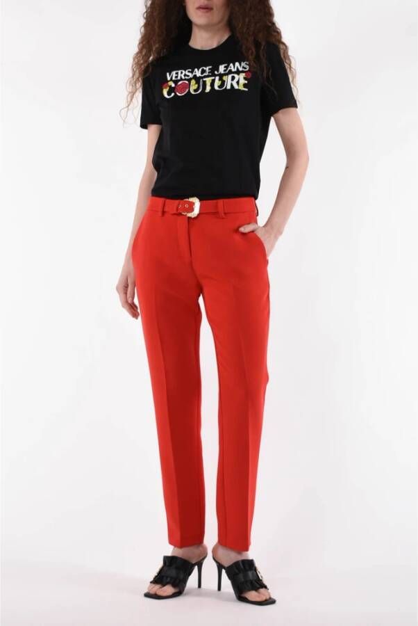 Versace Jeans Couture Chinos Rood Dames