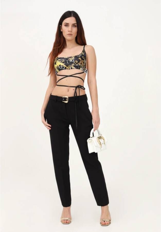 Versace Jeans Couture Chinos Zwart Dames