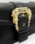 Versace Jeans Couture Zwarte schoudertas met magnetische sluiting en gouden gesp Black Dames - Thumbnail 14