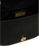 Versace Jeans Couture Ronde Schoudertas met Bedrukte Sjaal Detail en Gouden Logo Black Dames - Thumbnail 8