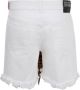 Versace Jeans Couture Denim Shorts White Dames - Thumbnail 5