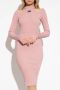 Versace Jeans Couture Prachtige Midi Jurk voor Modebewuste Vrouwen Pink Dames - Thumbnail 2