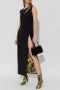 Versace Jeans Couture Zwarte Midi Jurk Moderne en Elegante Stijl Black Dames - Thumbnail 12
