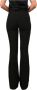 Versace Jeans Couture Zwarte broek met hoge taille en logo-print riem Black Dames - Thumbnail 2
