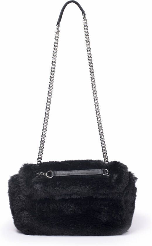 Versace Jeans Couture Pluizige tas Zwart Dames