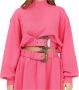 Versace Jeans Couture Oversized sweatshirt Pink Dames - Thumbnail 1