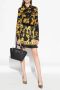 Versace Jeans Couture Zwarte Geplooide Rok 100% Polyester Black Dames - Thumbnail 6