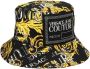 Versace Jeans Couture Barocco Print Unisex Zwarte Hoed Multicolor Unisex - Thumbnail 2