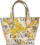 Versace Jeans Couture Witte Barokprint Handtas met Logogespen Multicolor Dames - Thumbnail 2
