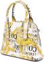 Versace Jeans Couture Barok Print Handtas met Logo Gespen White Dames - Thumbnail 2