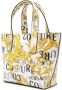 Versace Jeans Couture Witte Barokprint Handtas met Logogespen Multicolor Dames - Thumbnail 3
